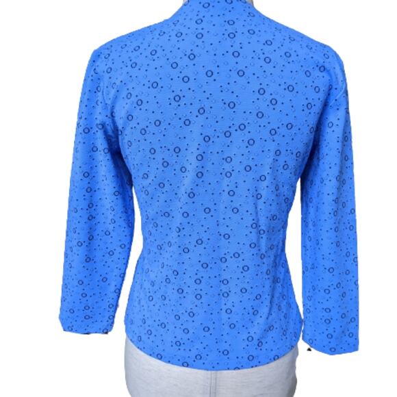 Andria Lieu Textured Knit Wrap Top S - Picture 6 of 8